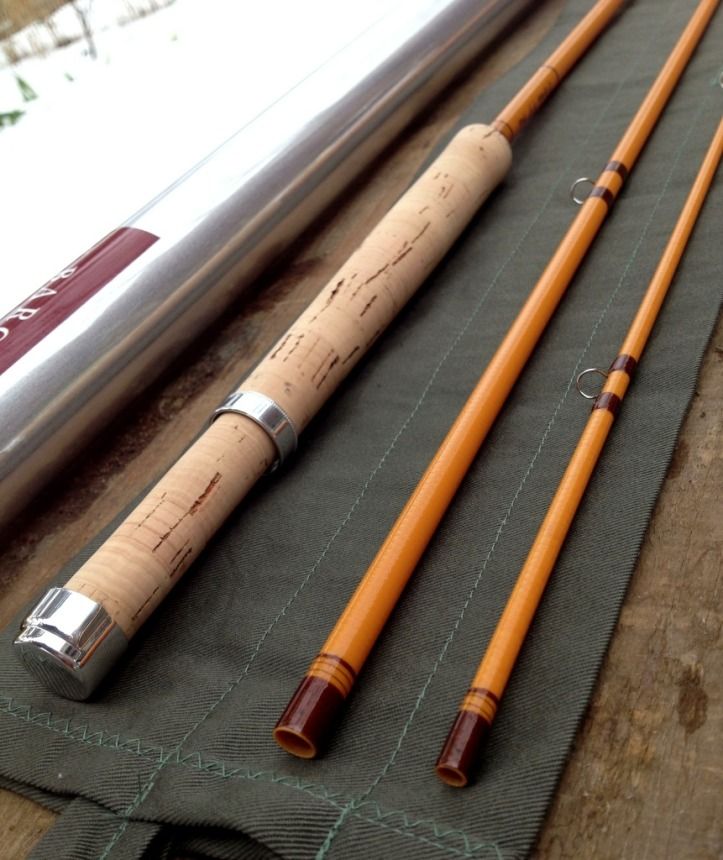 7'3" 3Piece 3Wt James Green Fiberglass Fly Rod Buy Sell Trade